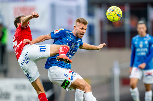 Norrköpings Lars Christian Krogh Gerson mot Trelleborgs