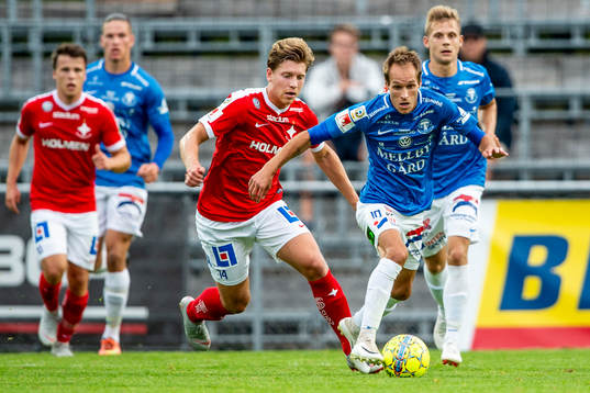Norrköpings Alexander Fransson mot Trelleborgs Zoran