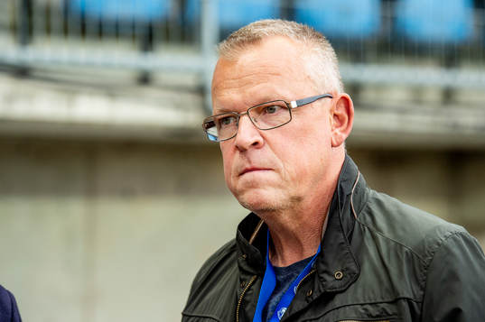 Sveriges förbundskapten Janne Andersson innan