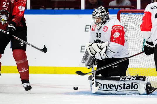 Goalkeeper Henrik Haukeland of TPS Åbo