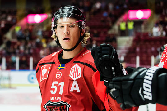 Emil A Sylvegård of Malmö Redhawks