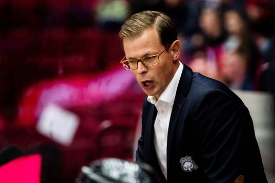 Assistant coach Martin Filander of Malmö Redhawks