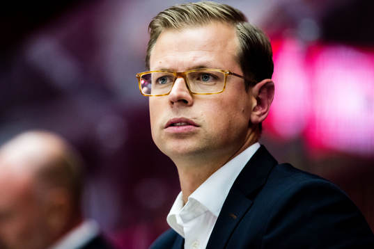 Assistant coach Martin Filander of Malmö Redhawks