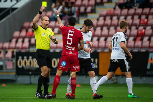 Östersunds Rewan Amin blir varnad