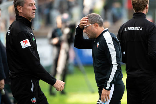 Helsingborgs tränare Per-Ola Ljung deppar