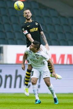 s Alexander Milosevic och Häckens Paulinho