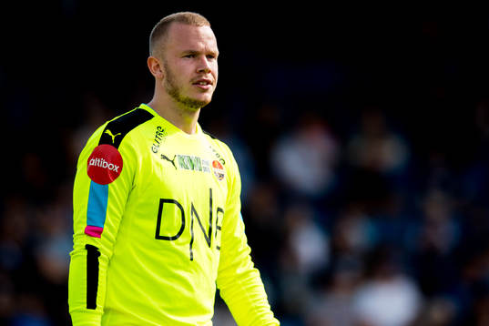Goalkeeper Pål Heigre of Strømsgodset