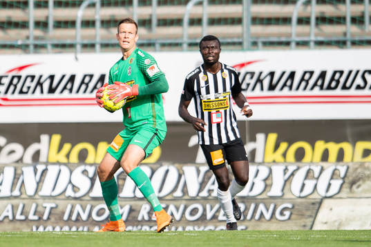 Landskronas målvakt Viktor Noring