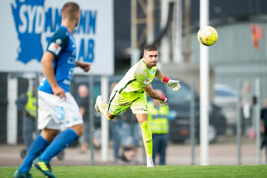 Norrby målvakt Mergim Krasniqi