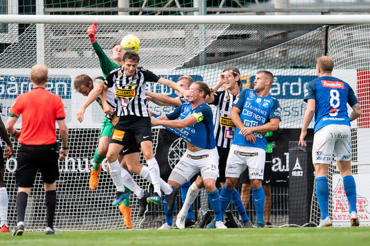 Landskronas målvakt Viktor Noring