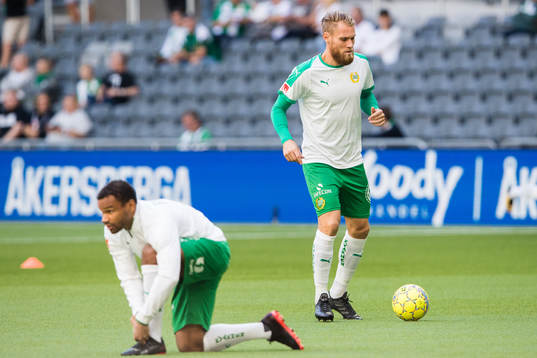 Hammarbys Serge-Junior Martinsson Ngouali och David Fällman