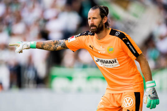 Hammarbys målvakt Johan Wiland