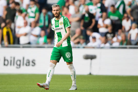 Hammarbys Simon Sandberg deppar