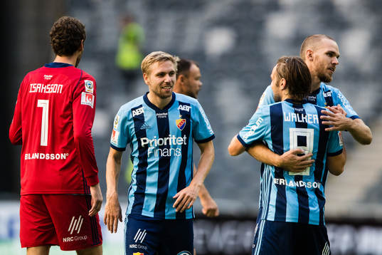 Djurgårdens målvakt Andreas Isaksson, Jonathan Ring,