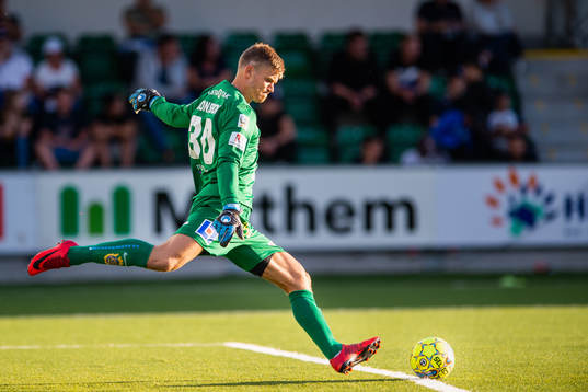 Sirius målvakt Lukas Jonsson