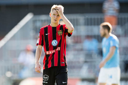 Brommapojkarnas Fritiof Björkén deppar