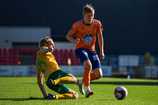 Sverre Martin Torp of Ull/Kisa and Jens Petter Hauge of