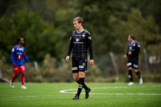 Vegard Østraat Erlien of Sandnes Ulf looks dejected
