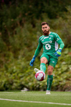 Goalkeeper Marius Berntzen of Tromsdalen