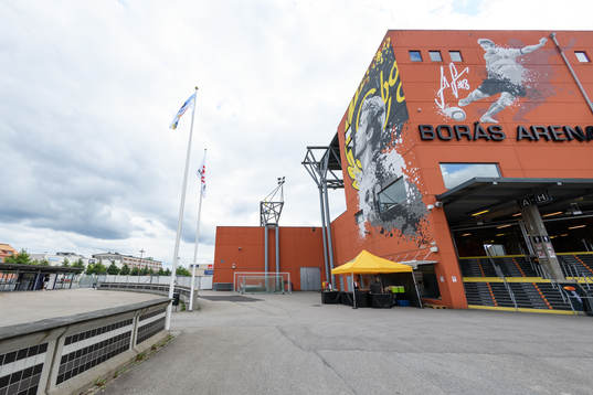 Exteriör på Borås arena