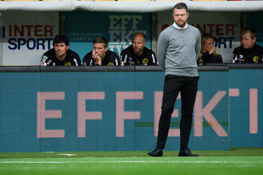 Elfsborgs manager Jimmy Thelin