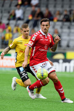 Kalmars Erton Fejzullahu och Elfsborgs Samuel Holmén