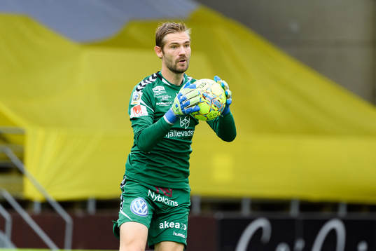 Kalmars målvakt Lucas Hägg-Johansson