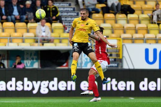 Elfsborgs Ibrahim Dresevic och Kalmars Erton Fejzullahu