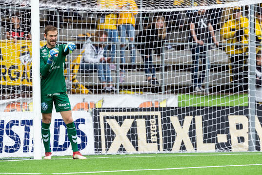 Kalmars målvakt Lucas Hägg-Johansson
