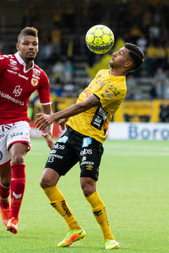 Elfsborgs Rami Kaib och Kalmars Mikael Dyrestam