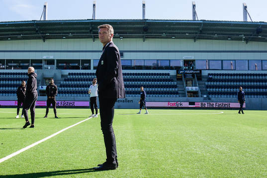 IFK Göteborgs sportchef Mats Gren innan fotbollsmatchen i