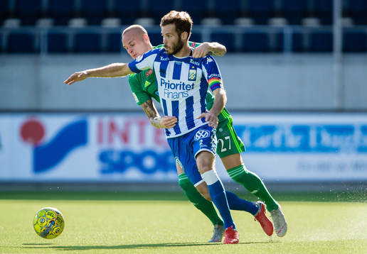 IFK Göteborgs Emil Salomonsson och Dalkurds Adam Ståhl