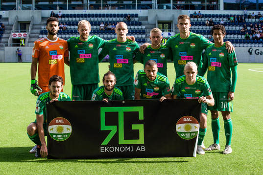 Dalkurds startelva med målvakt Sixten Mohlin , Markus