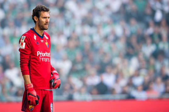 Djurgårdens målvakt Andreas Isaksson