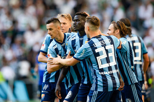 Djurgårdens Aliou Badji jublar