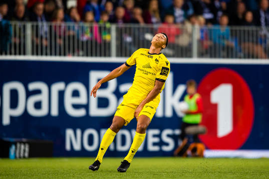 Kevin Kabran of Start looks dejected