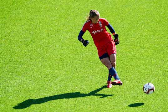 Goalkeeper Cecilie Hauståker Fiskerstrand of Norway