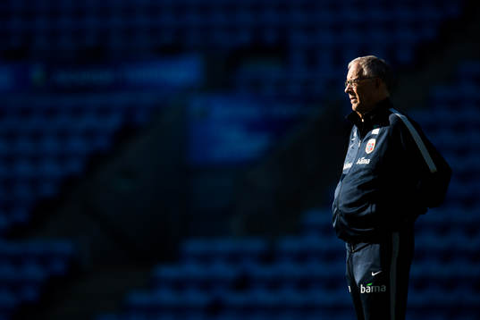 Lars Lagerbäck, head coach of Norway