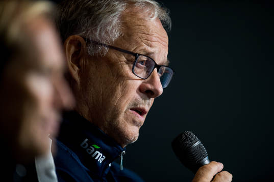 Lars Lagerbäck, head coach of Norway