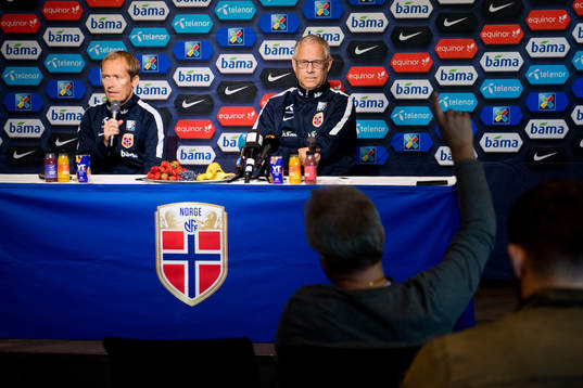 Lars Lagerbäck, head coach of Norway