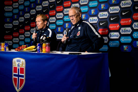 Lars Lagerbäck, head coach of Norway
