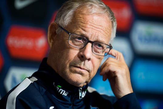 Lars Lagerbäck, head coach of Norway