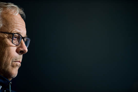 Lars Lagerbäck, head coach of Norway