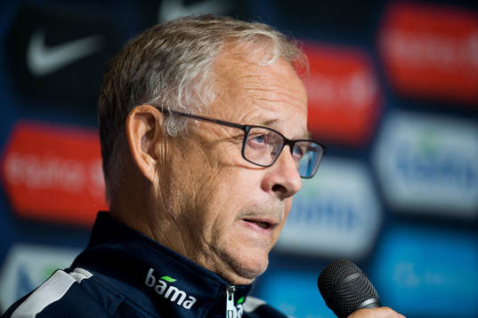 Lars Lagerbäck, head coach of Norway