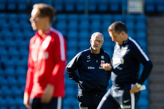 Lars Lagerbäck, head coach of Norway