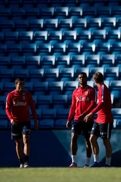 Mohamed Elyounoussi, Joshua King and Stefan Johansen of