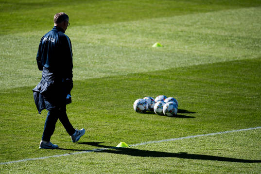 Lars Lagerbäck, head coach of Norway