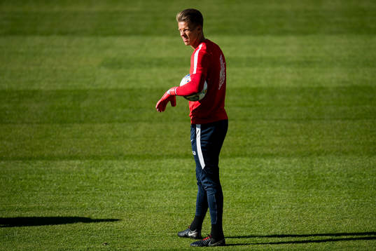 Goalkeeper Ørjan Håskjold Nyland of Norway
