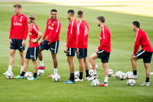 Alexander Sørloth, Iver Fossum, Joshua King, Bjørn Maars