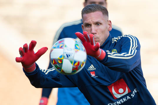 Sveriges målvakt Robin Olsen